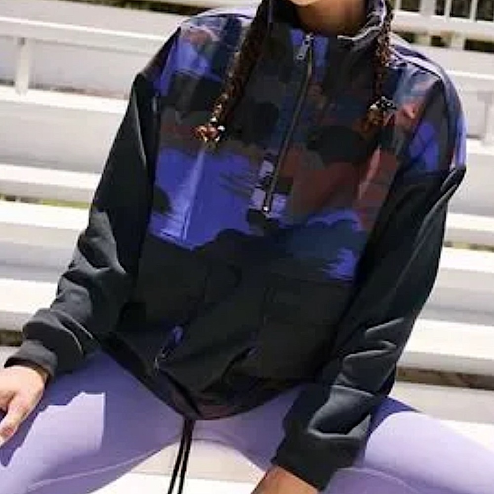 Free People Movement Daybreak 3/4 zip pullover 4 pocket sweatshirt